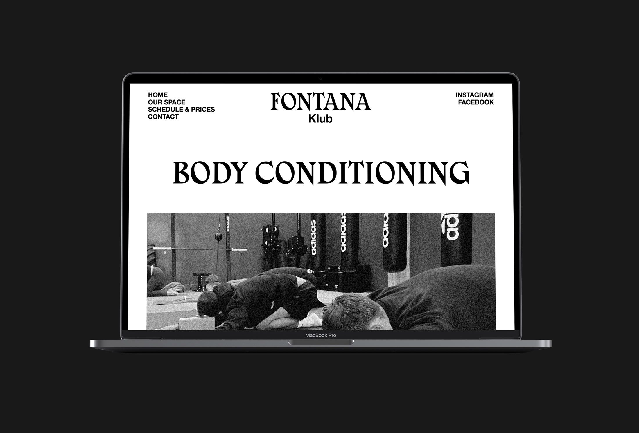 Timetable und Preise auf der Fontana Webseite