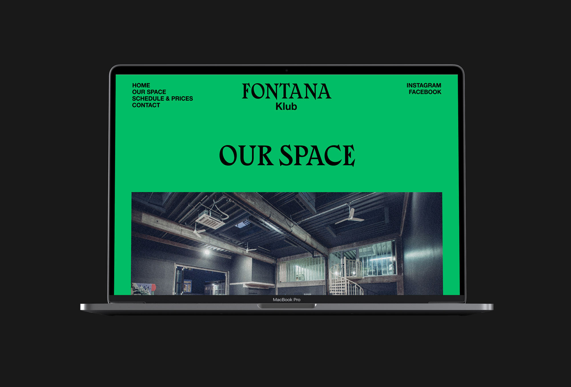Fontana Webseite