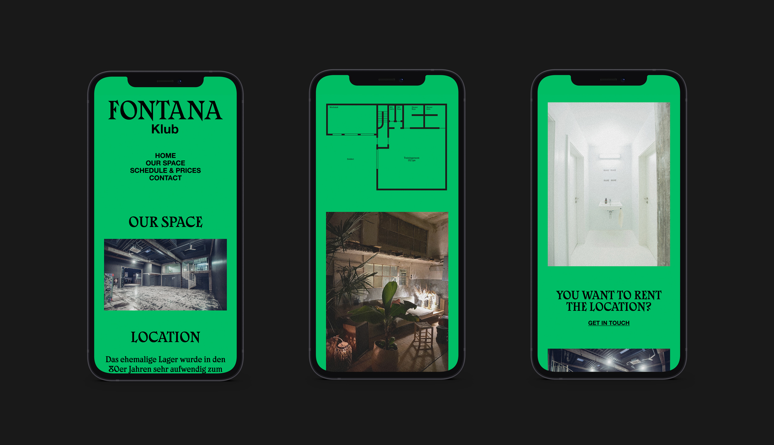 Smartphone mit Ansicht einer Webseite