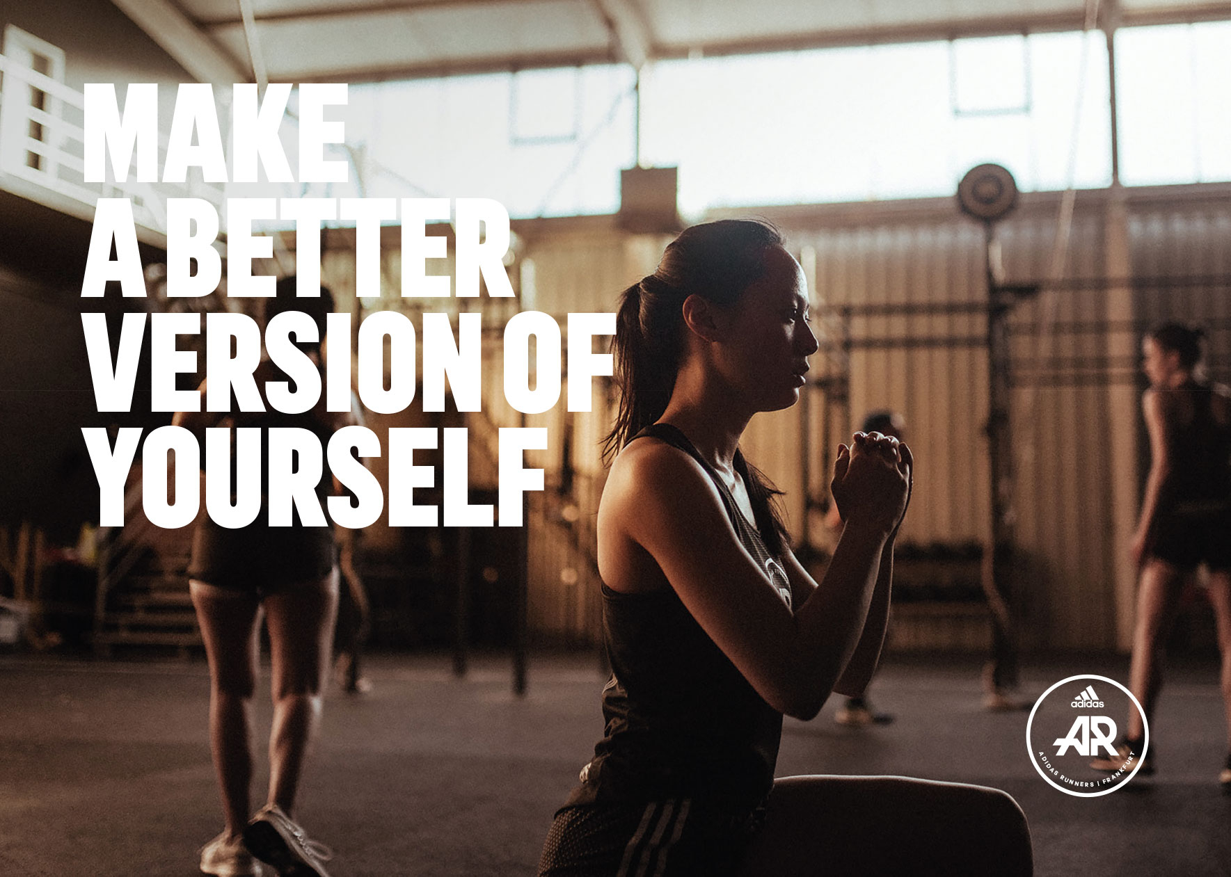 Grafikdesign für den Vroucher der adidas Runners Frankfurt